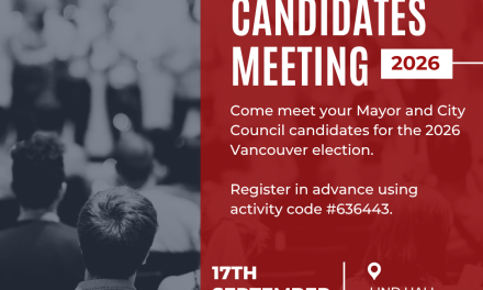 ALL CANDIDATES MEETING – September 17TH 2026