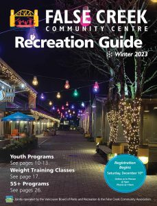 False Creek Community Centre Winter 2023 Recreation Guide